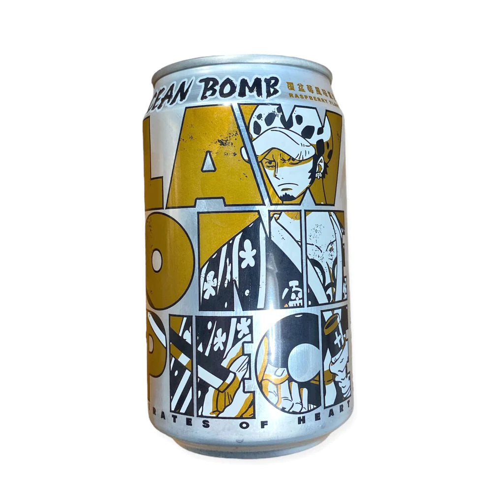 Ocean Bomb Trafalgar Law Rasberry Flavour Sparkling Water
