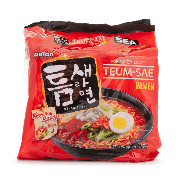 Paldo Teumsae Ramen Extreme Spicy (5 Packs)