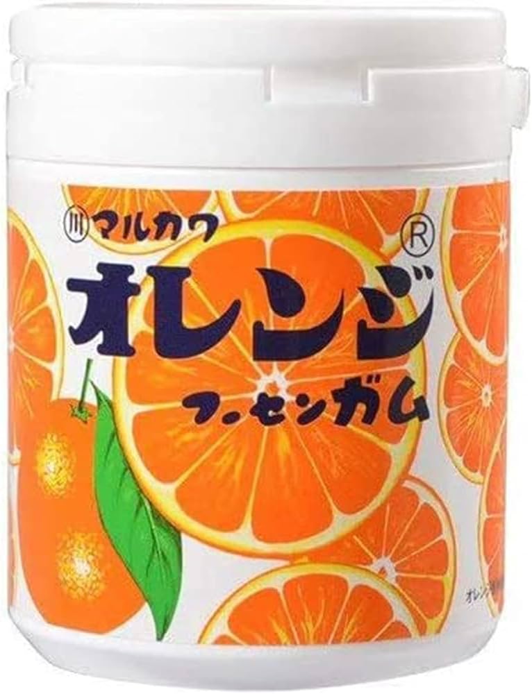 Marukawa Seika Fusen Orange Chewing Gum (130g)