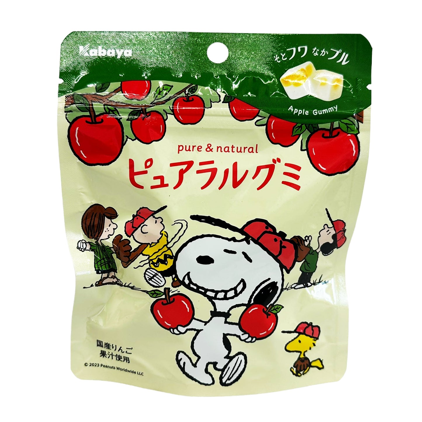 Kabaya x Snoopy Pure & Natural Apple Flavour Gummy Candy