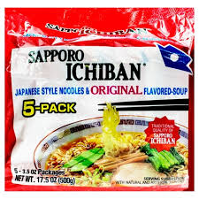 Sapporo Ichiban Original Ramen Noodle Soup (5 Packs)