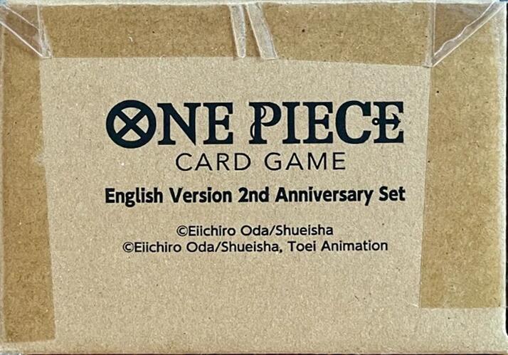 ONE PIECE CARD GAME - English Version 2nd Anniversary Set (Sealed with shipper box)