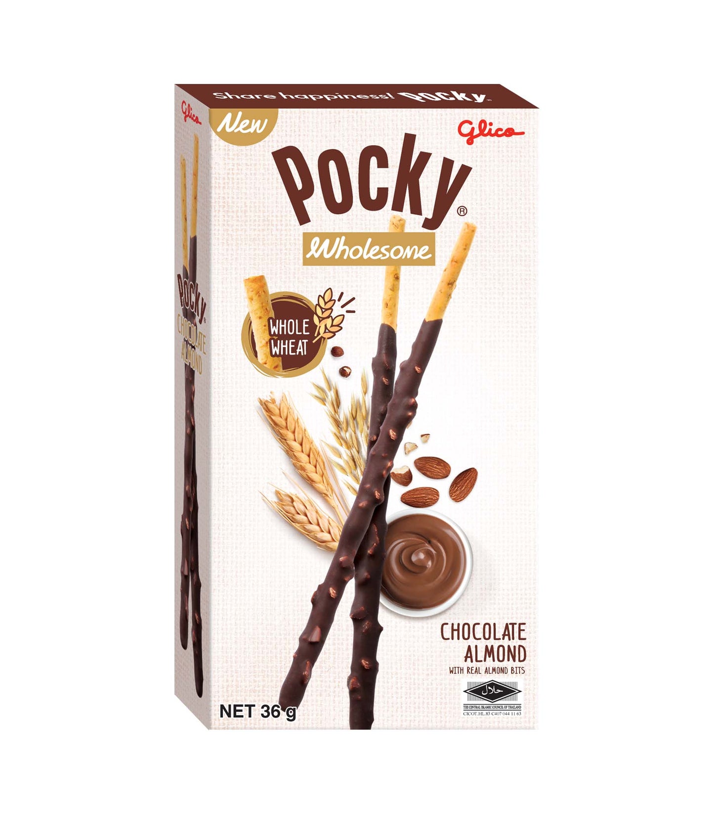 Glico Pocky Wholesome Chocolate Almond Biscuit Sticks