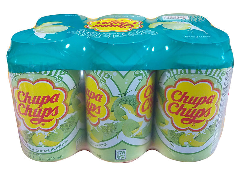 Chupa Chups Sprakling Cream Melon (6 Pack)
