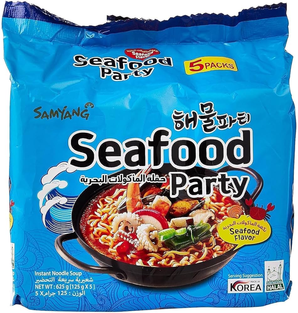 SAMYANG Seafood Party Korean Style Noodle Soup