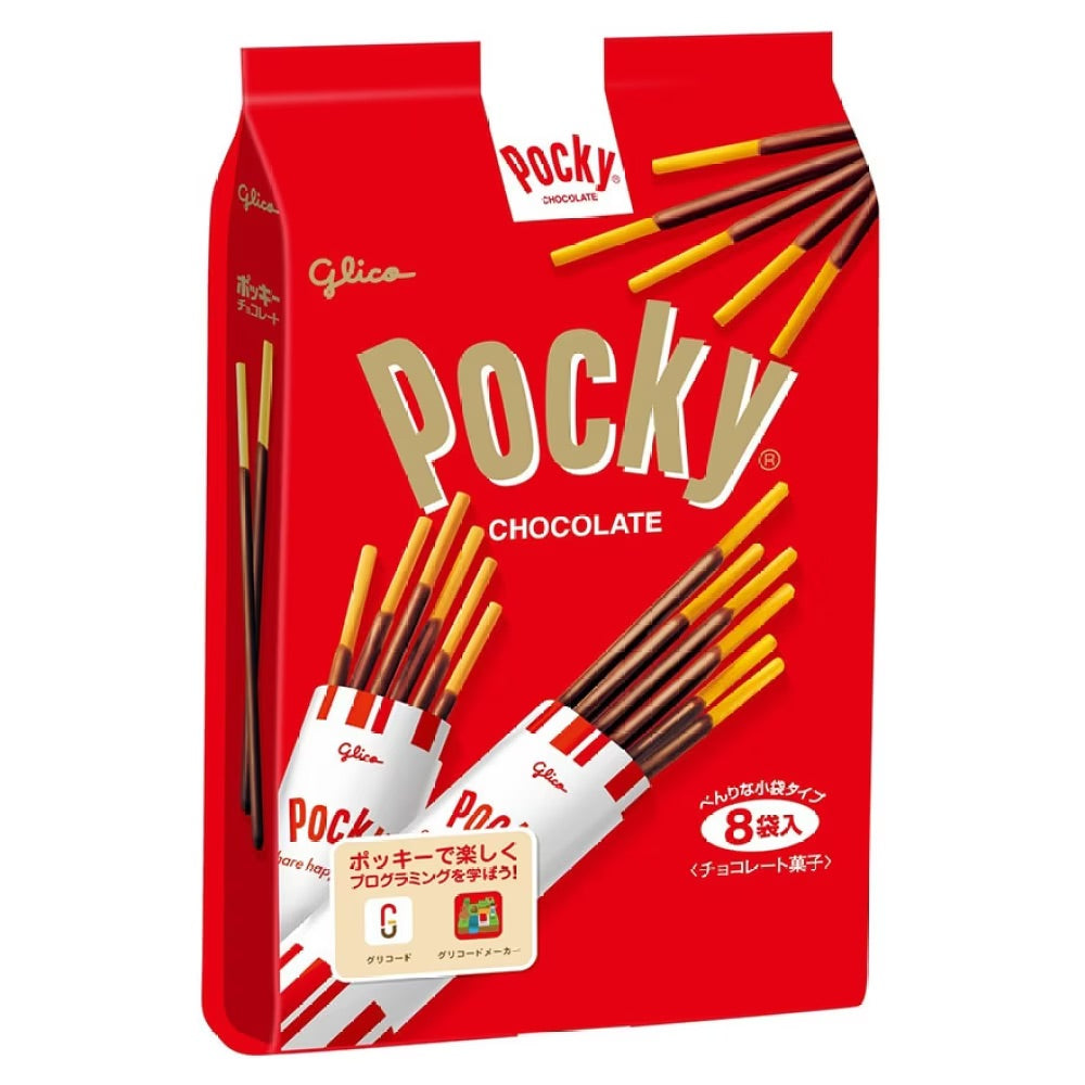 Glico Pocky Chocolate Sticks Bag (8 Packs)