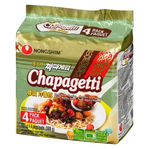 NONGSHIM Chapagetti Jjajang Noodles (4 Packs)