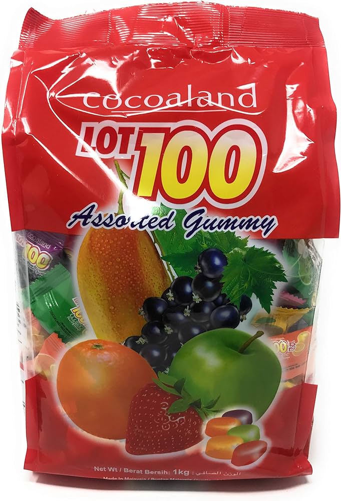 Cocoa land Lot 100 Assorted Gummy Candy