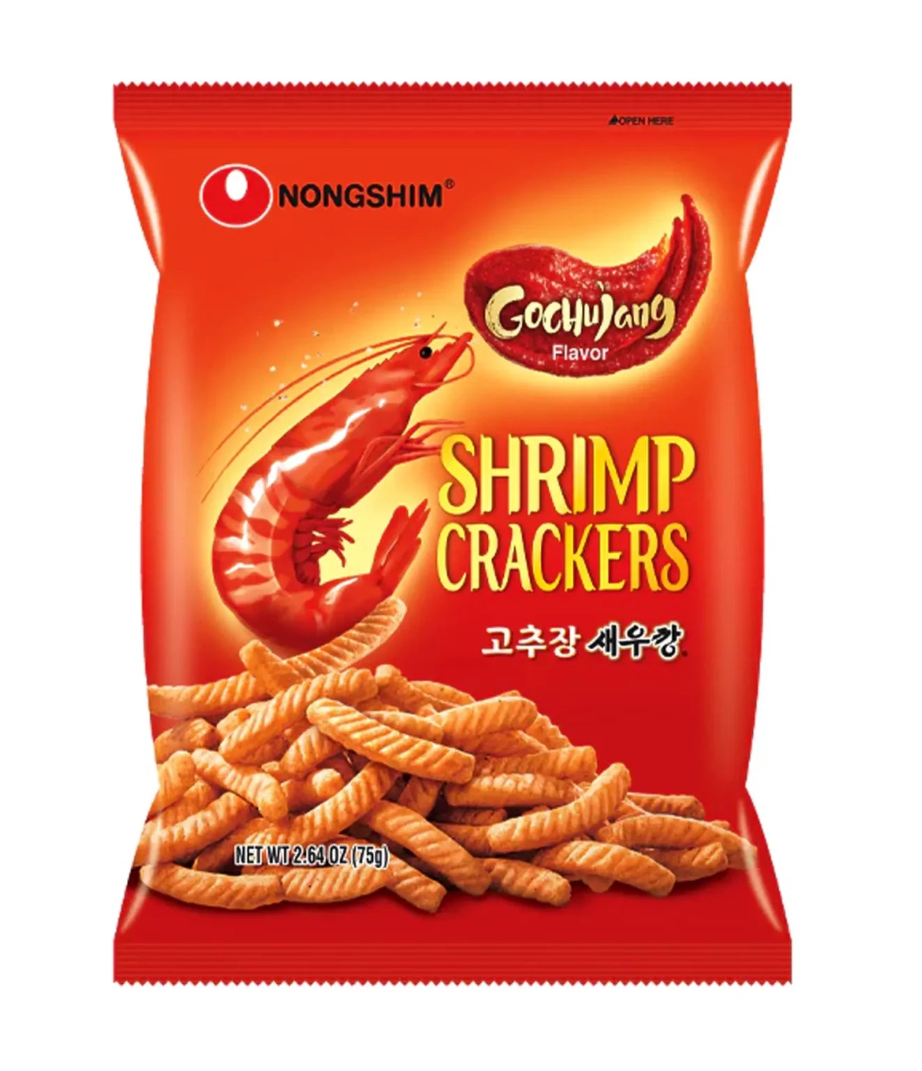 Nongshim Gochujang Flavour Shrimp Crackers (75g)
