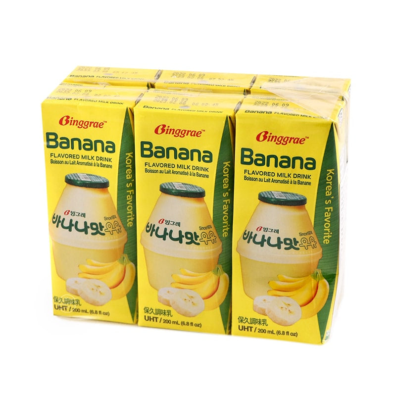 Binggrae Banana Flavoured Milk Drink (6 Pack)