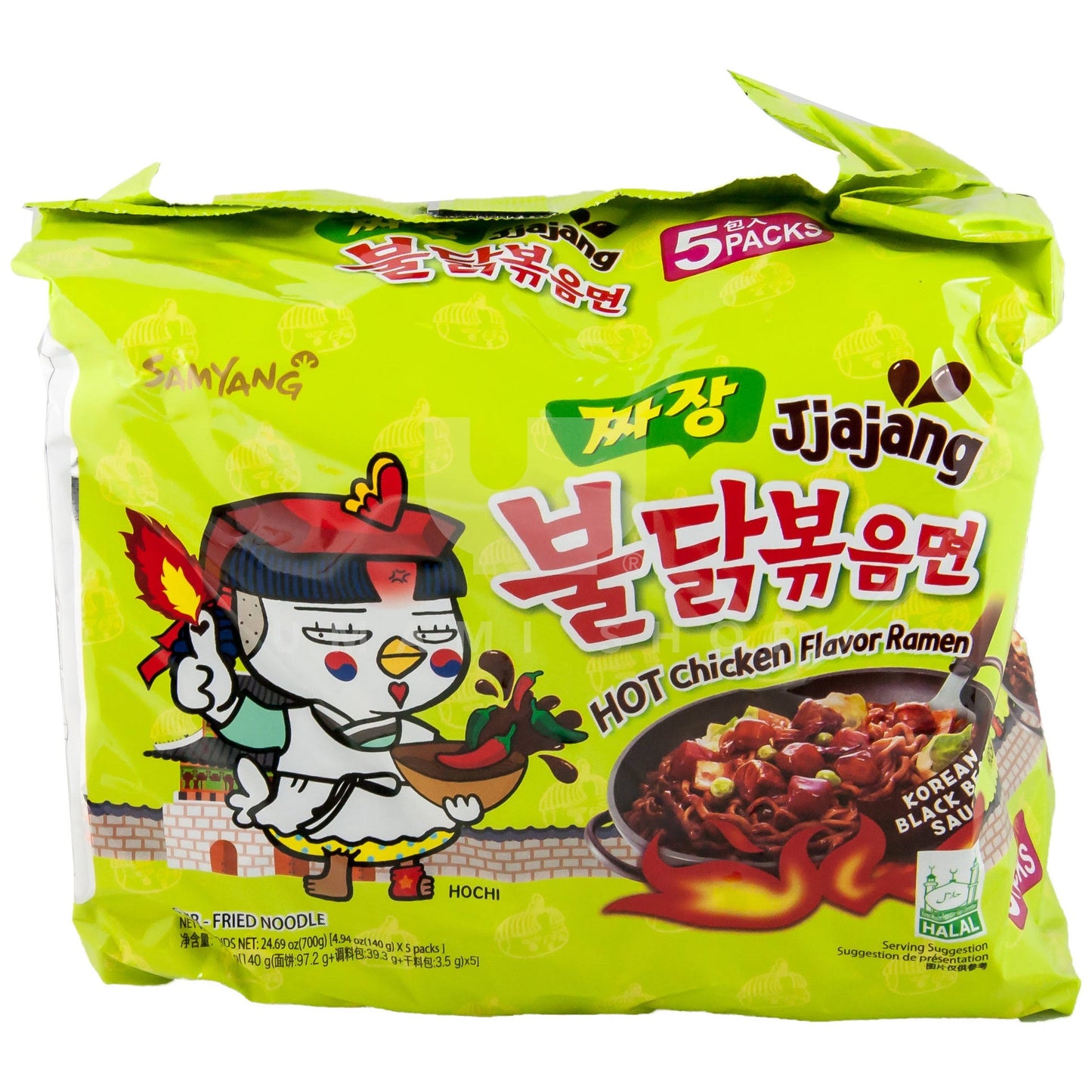 SAMYANG Buldak Hot Chicken Jjajang Flavour Ramen (5 Packs)