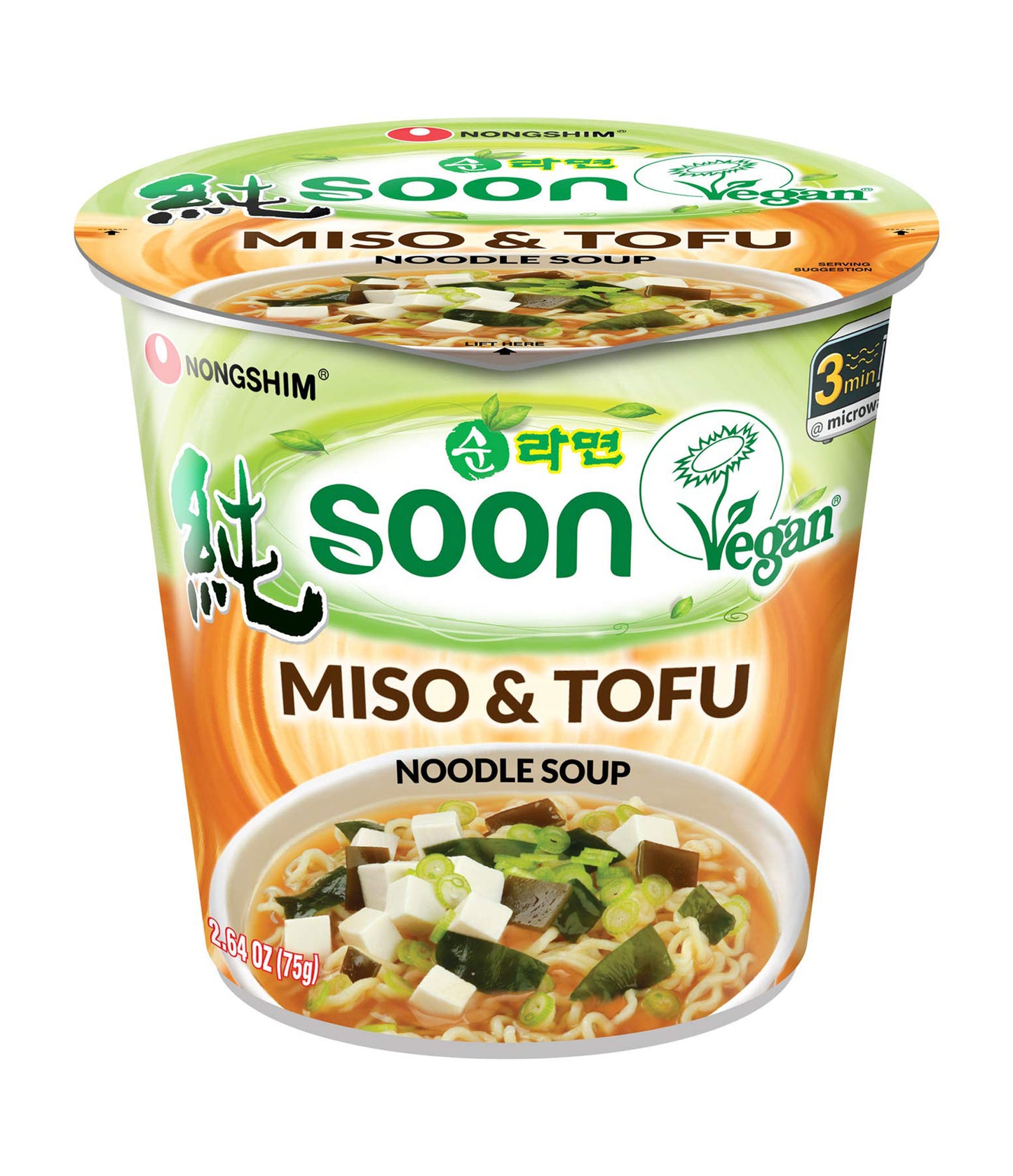 NONGSHIM SOON Miso & Tofu Flavour Cup Noodle
