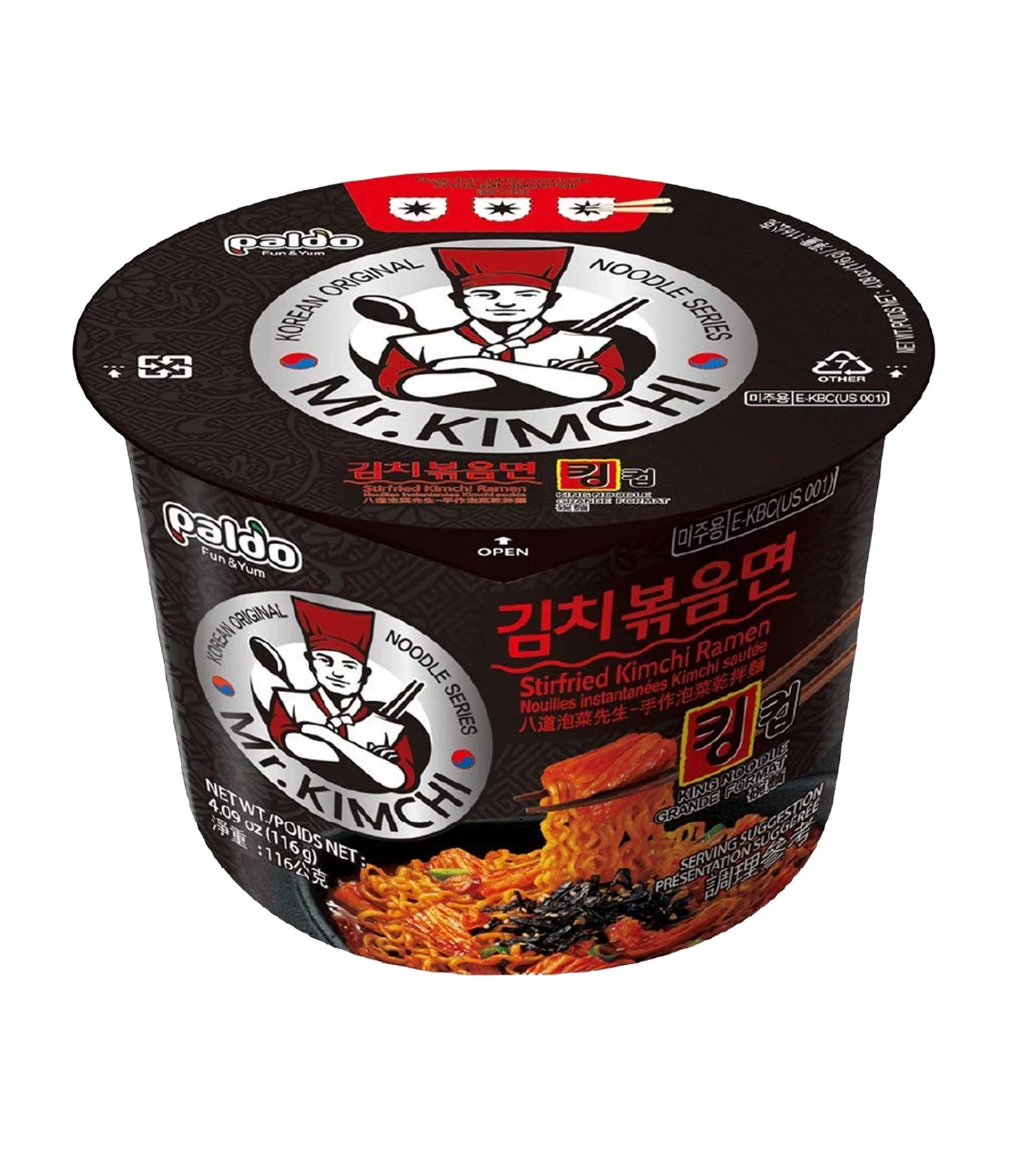 Paldo Stirfried Kimchi Ramen (116g)