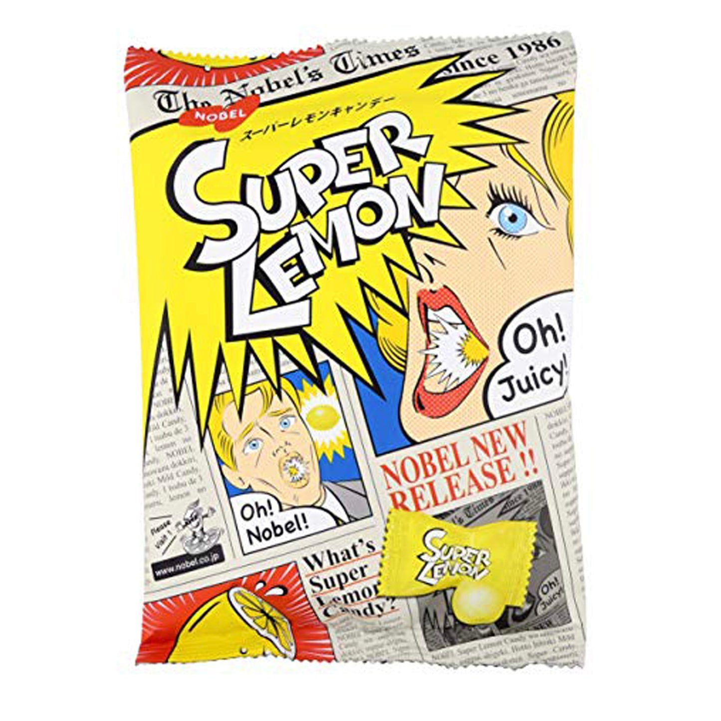 NOBEL Super Lemon Hard Candy