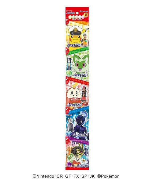 LOTTE 5 Pack Pokémon Ramune Hard Candy