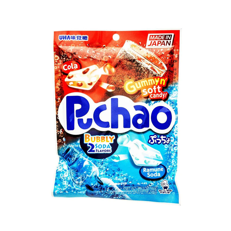UHA Puchao Soft Candy 2 Soda Flavours Bag