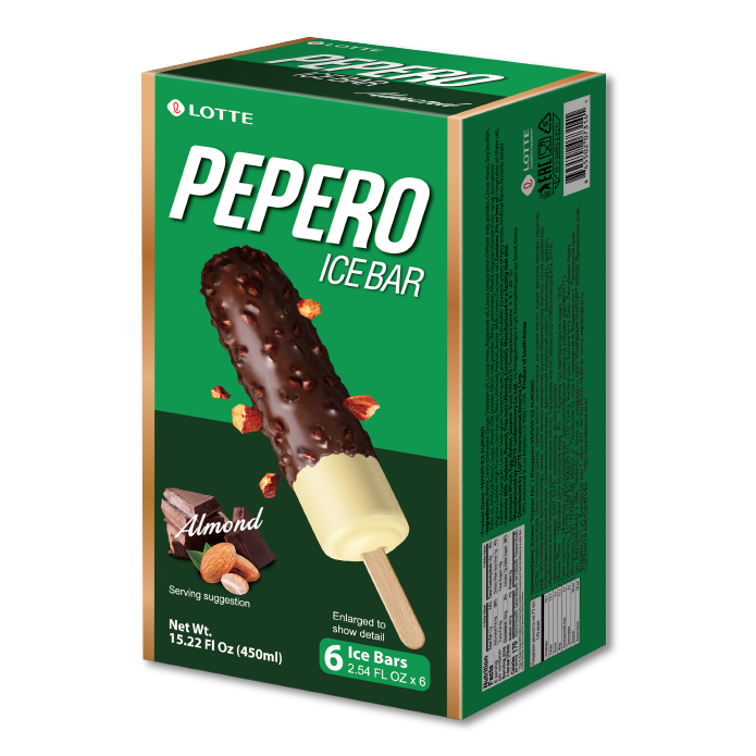 LOTTE Pepero Almond Ice Bar (box)