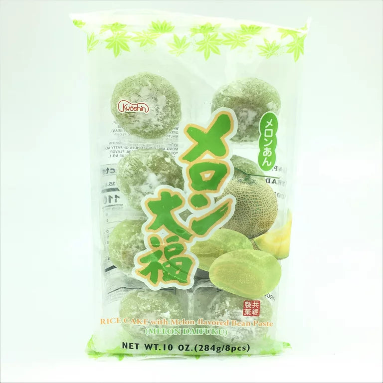 KYŌSHIN Rice Cake With Bean Jam (Melon Daifuku)