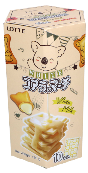 LOTTE Koala’s March White Milk (195g)