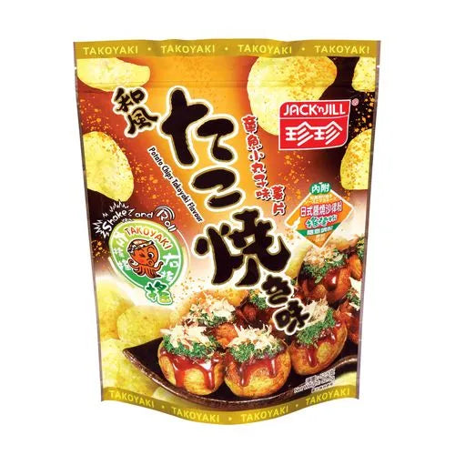 JACK ‘N JILL Shake And Roll Chips Takoyaki Flavour