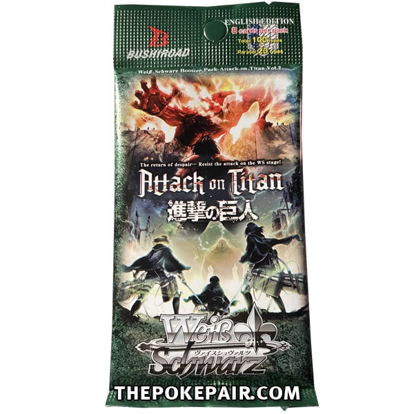 Weiss Schwars TCG Attack On Titan Vol.2 Booster Pack