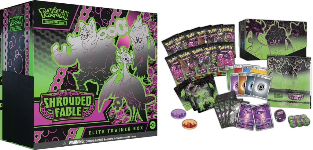 Pokémon Scarlet & Violet Shrouded Fable Elite Trainer Box