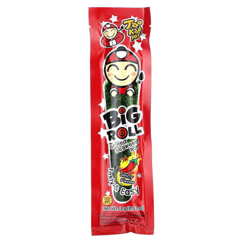 Tao Kae Noi Big Roll Grilled Seaweed Roll Spicy Flavour