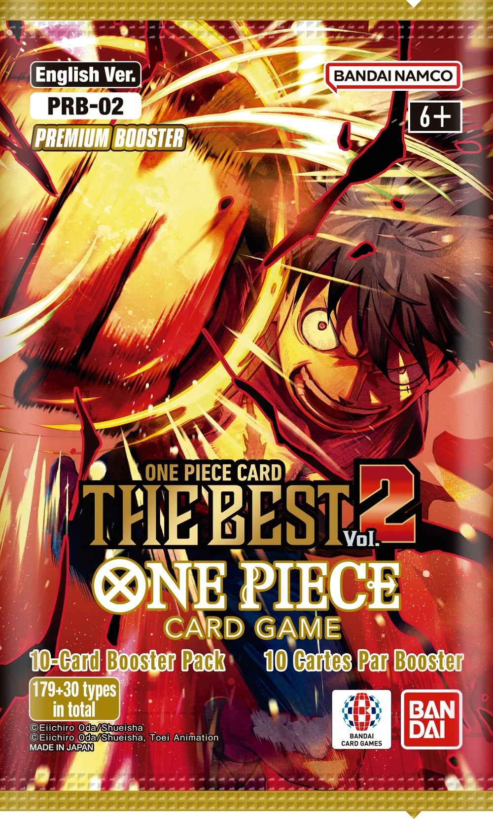 ONE PIECE CARD GAME - THE BEST VOL.2 - Premium Booster Pack (PRB-02)