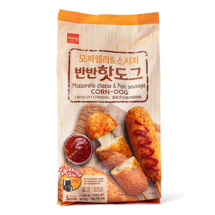 WANG KOREA Mozzarella Cheese & Fish Sausage Corn-Dog