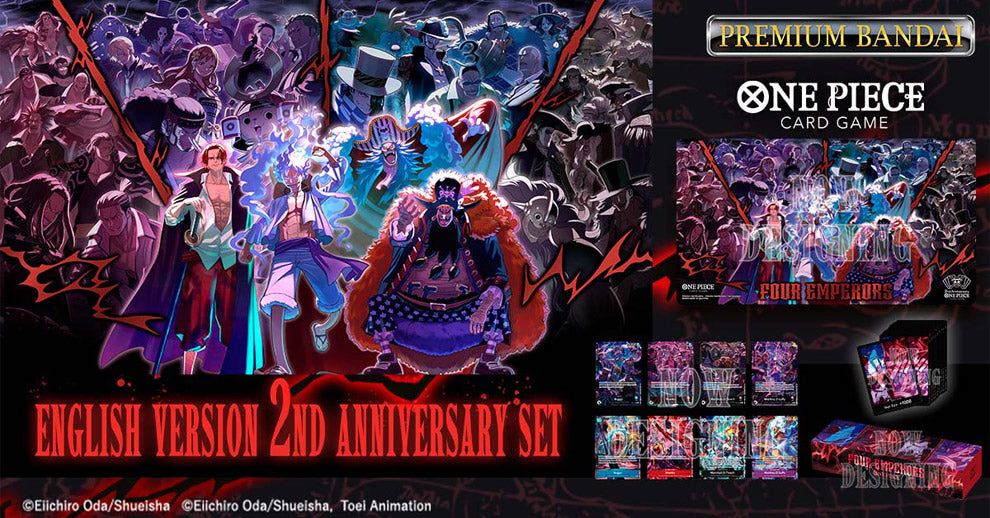 ONE PIECE CARD GAME - English Version 2nd Anniversary Set (Sealed with shipper box)