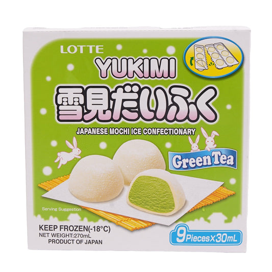 LOTTE Yukimi Green Tea Ice Cream Mochi