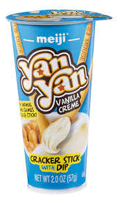 Meiji Yan Yan Cracker Stick with Vanilla Creme Dip