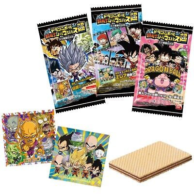 Dragon Ball Chousenshi Seal Chocolate Wafer with Sticker