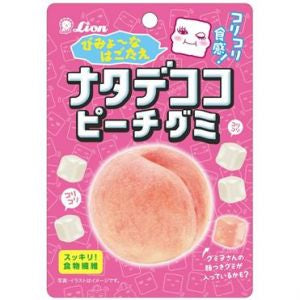 Lion Nata De Coco Peach Flavour Gummy Candy