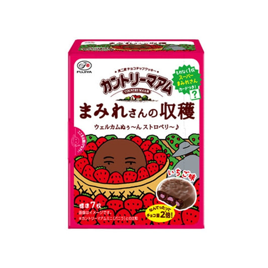 FUJIYA Country Ma’am Chocolate & Strawberry Chocolate Chip Cookie