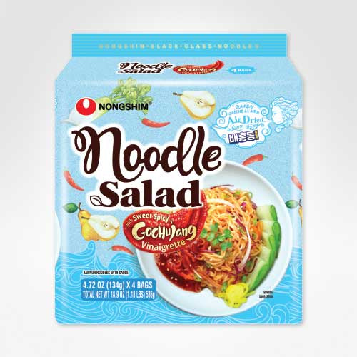 Nongshim Noodle Salad Gochujang vinaigrette