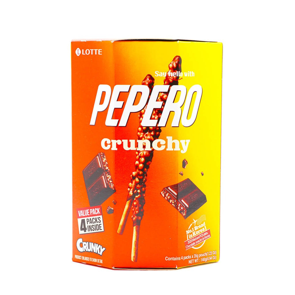 Lotte Pepero Choco Crunchy (4 Pack)