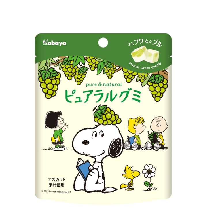 Kabaya X Snoopy Pure & Natural Muscat Flavour Gummy Candy