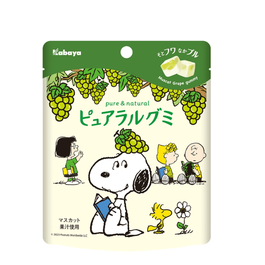 Kabaya X Snoopy Pure & Natural Muscat Flavour Gummy Candy