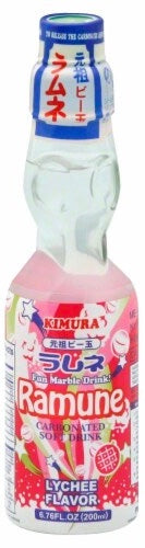 KIMURA Lychee Flavour Ramune