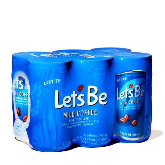 Lotte Let’s Be Mild Coffee Pack (6 Cans)