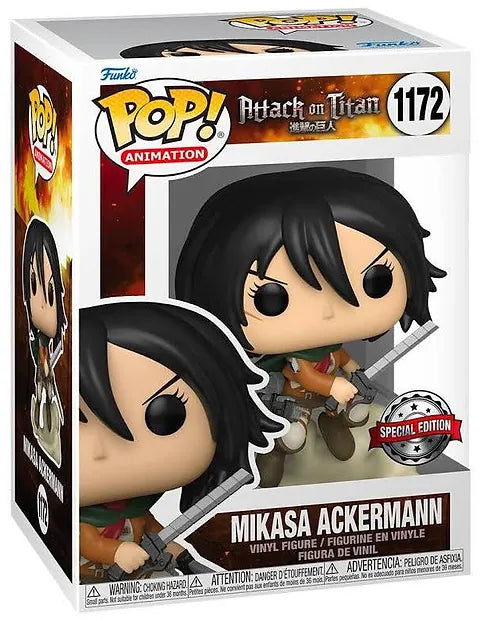 Attack On Titan Mikasa Ackermann Funko Pop Special Edition