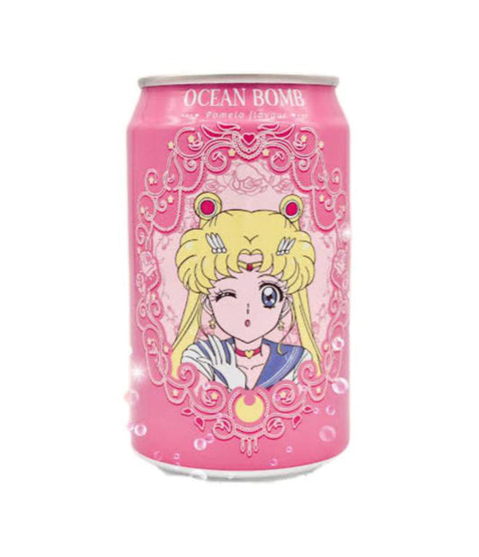 Ocean Bomb Sailor Moon Pomelo Flavour Sparkling Water