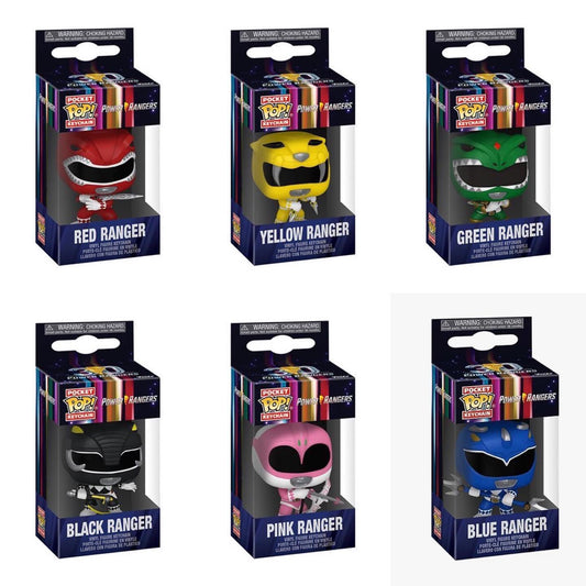 30th Anniversary Power Rangers Funk Pop Keychain