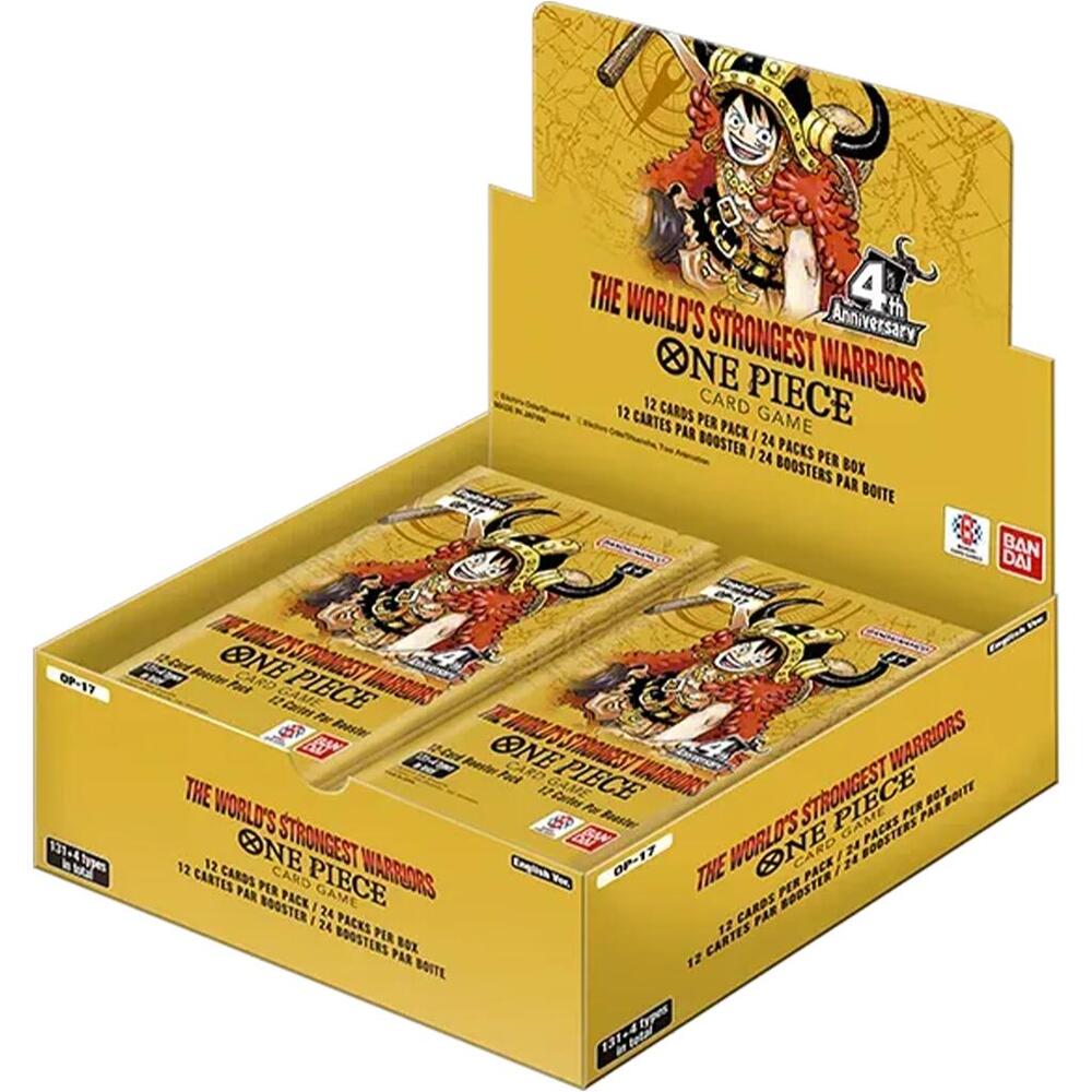 (PRE-ORDER) ONE PIECE CARD GAME - THE WORLD'S STRONGEST WARRIORS - Booster Box (OP-17)
