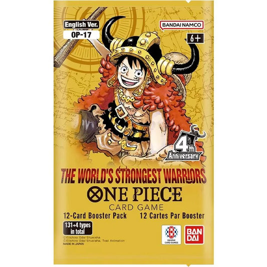 ONE PIECE CARD GAME - THE WORLD'S STRONGEST WARRIORS - Booster Pack (OP-17)