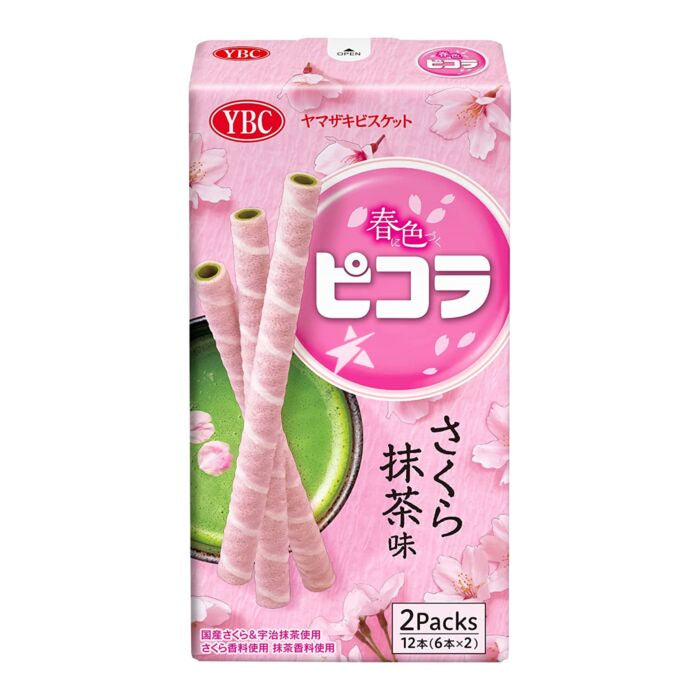 YBC Picola Sakura & Matcha Cookie Stick