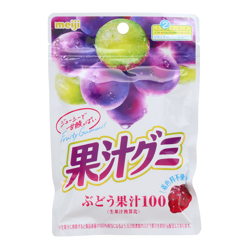 Meiji Grape Flavour Gummy Candy