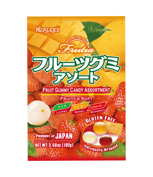 Kasugai Fruita Fruit Gummy Candy Assortment
