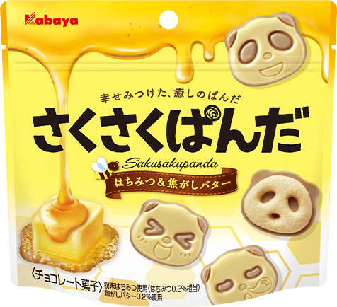 KABAYA Sakusaku Panda Honey & Butter Biscuit (43g)